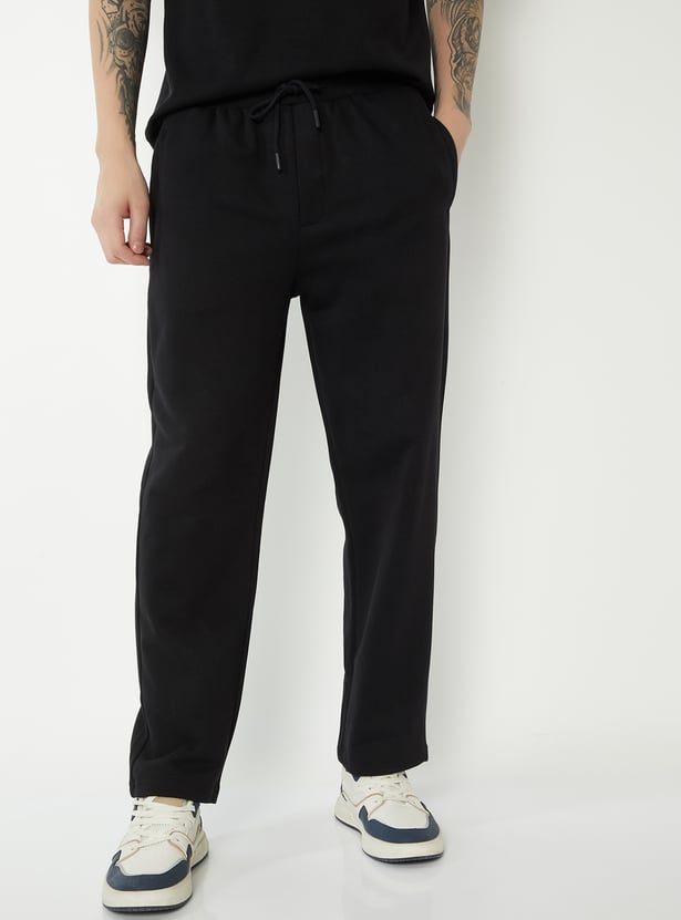 Men Solid Track Pants