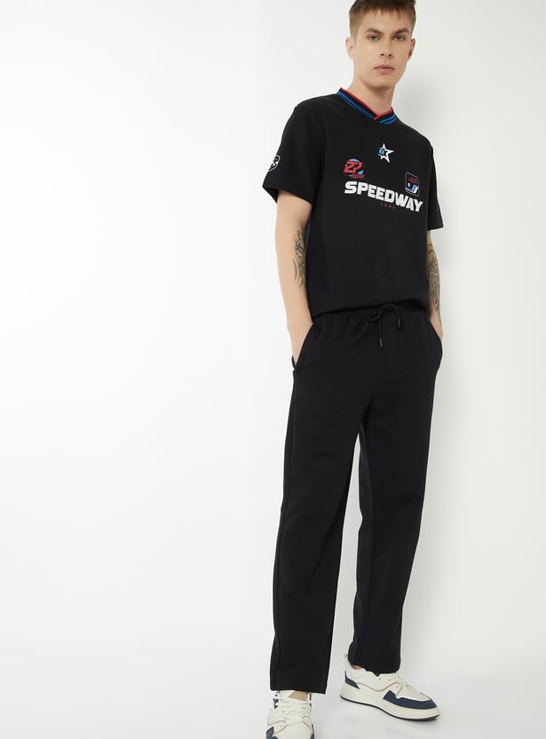 Men Solid Track Pants