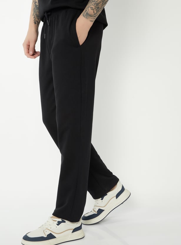 Men Solid Track Pants