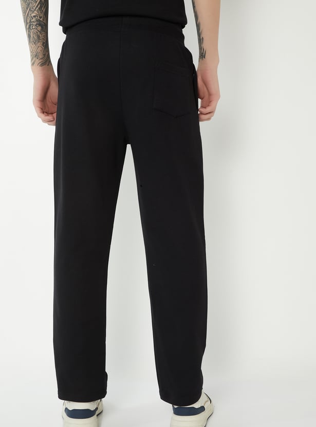 Men Solid Track Pants