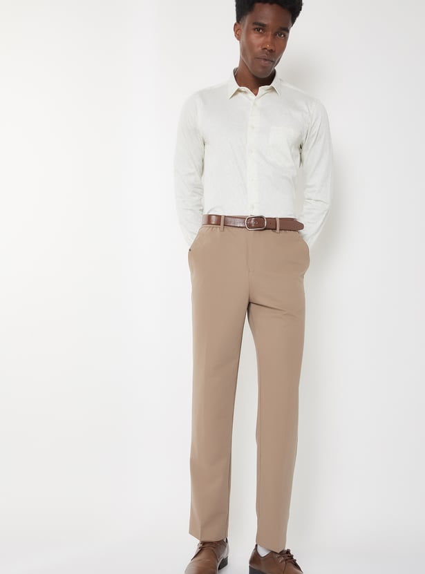 Men Floral Print Slim Fit Shirt
