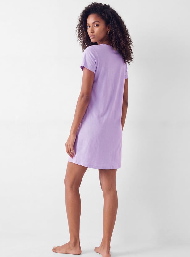 Women Printed Nightdress