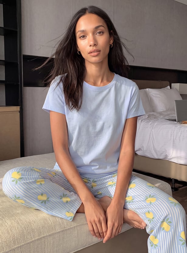 Women Printed PJ Set