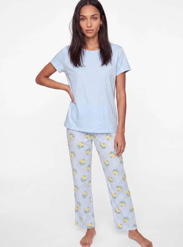 Women Printed PJ Set