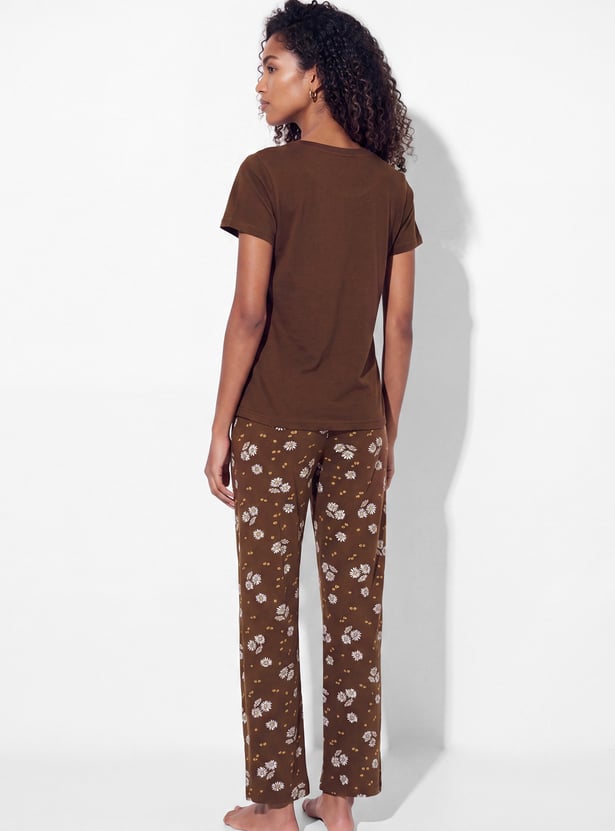 Women Printed PJ Set