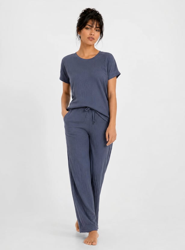 Women Knitted PJ Set