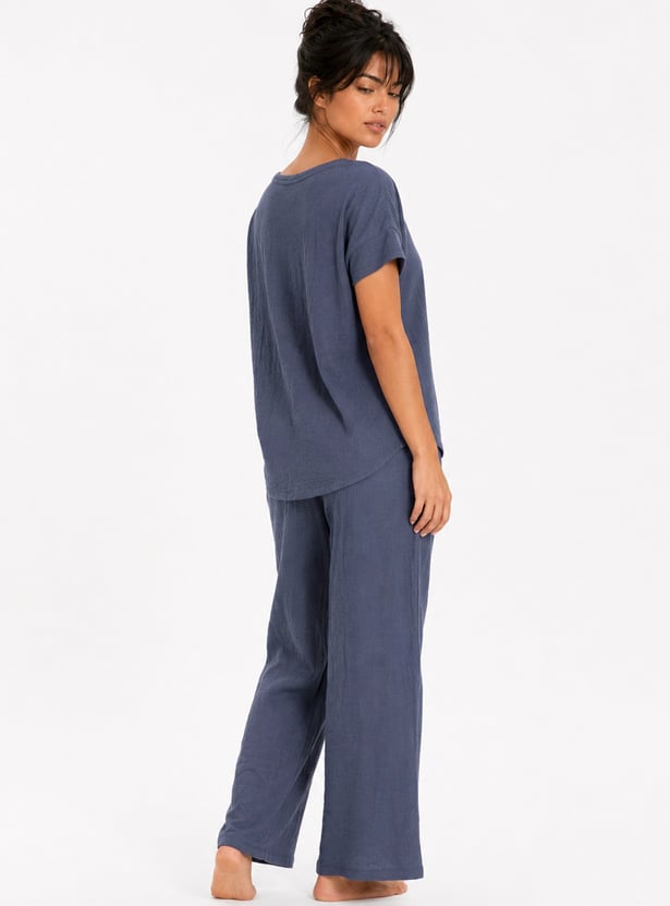 Women Knitted PJ Set