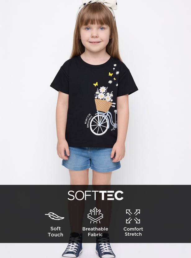 Girls Printed T-shirt