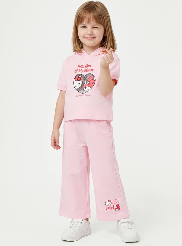 Girls Hello Kitty & My Melody Trousers Set