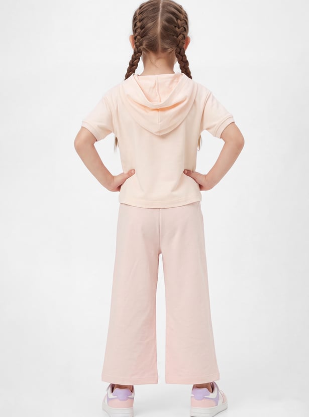 Girls Kuromi Print Trousers Set