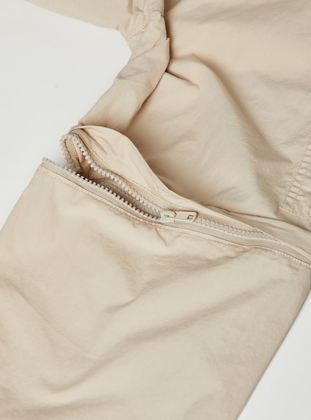 Boys Solid Cargo Pants