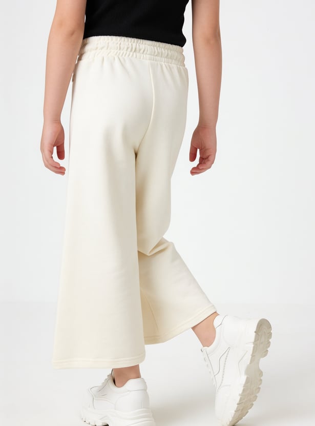 Girls Embroidered Track Pants