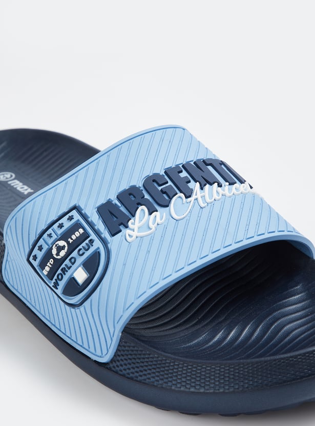 Men Argentina Printed Sliders