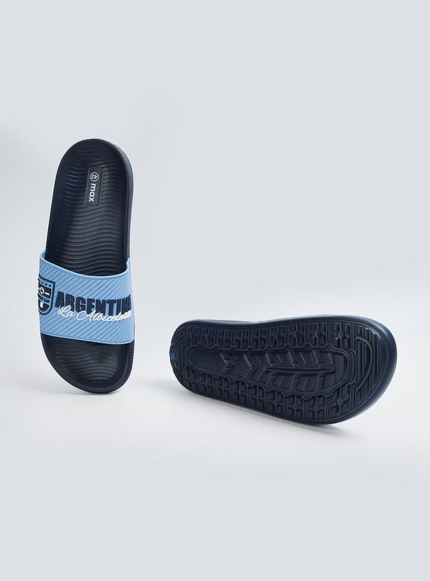 Men Argentina Printed Sliders