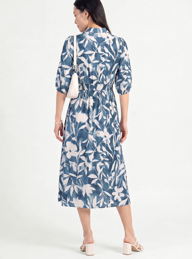 Women Printed Midi Dress