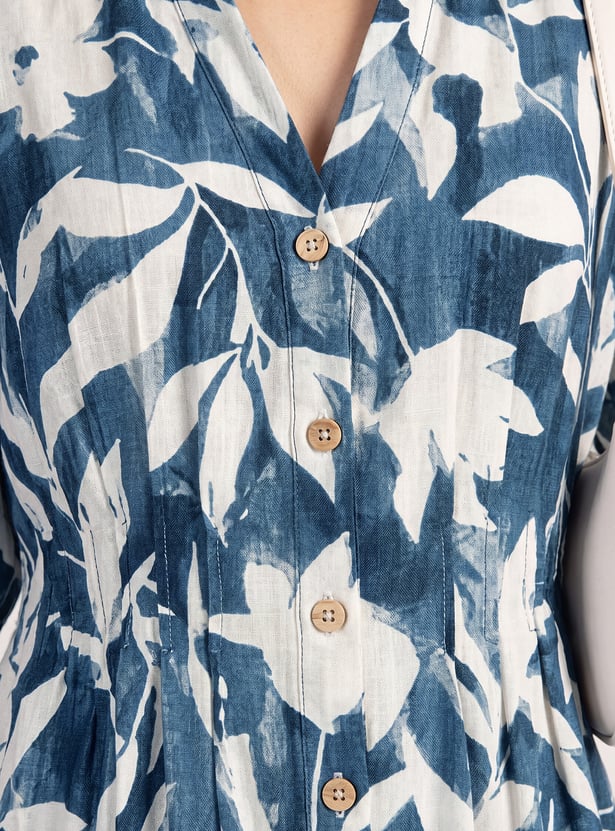 Women Printed Midi Dress