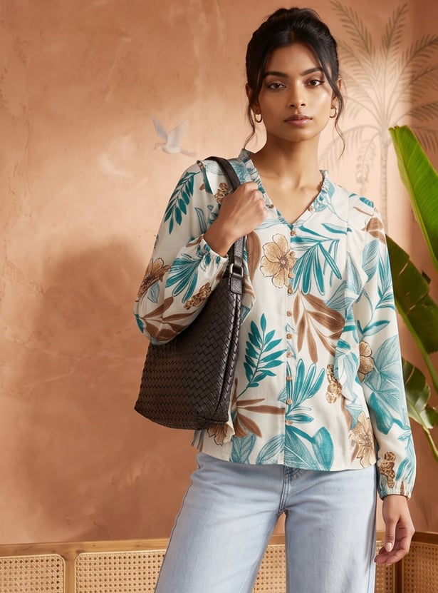 Women Floral Print Top
