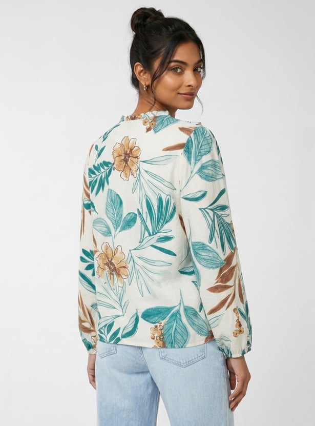Women Floral Print Top