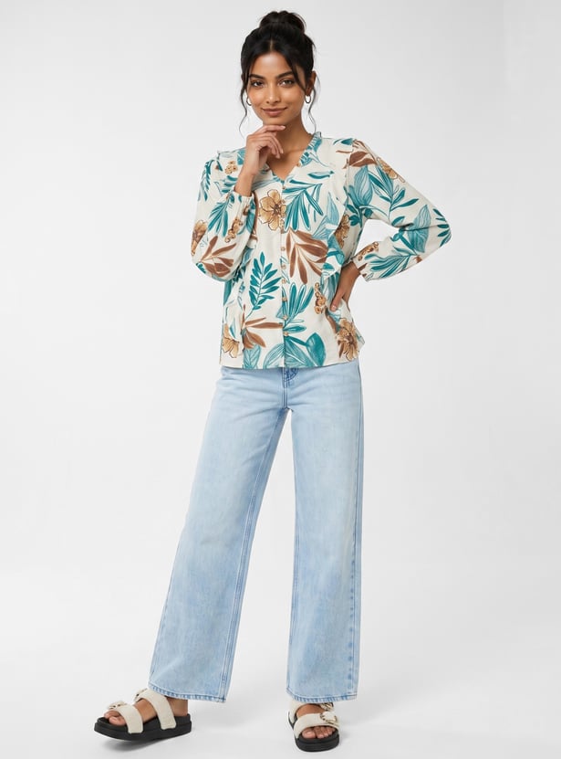 Women Floral Print Top
