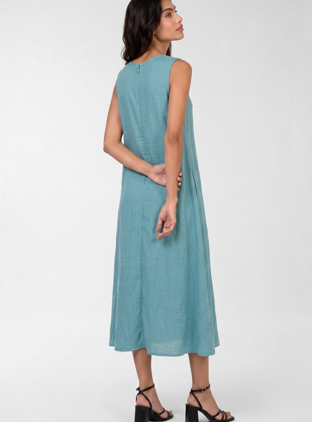 Women A-Line Midi Dress