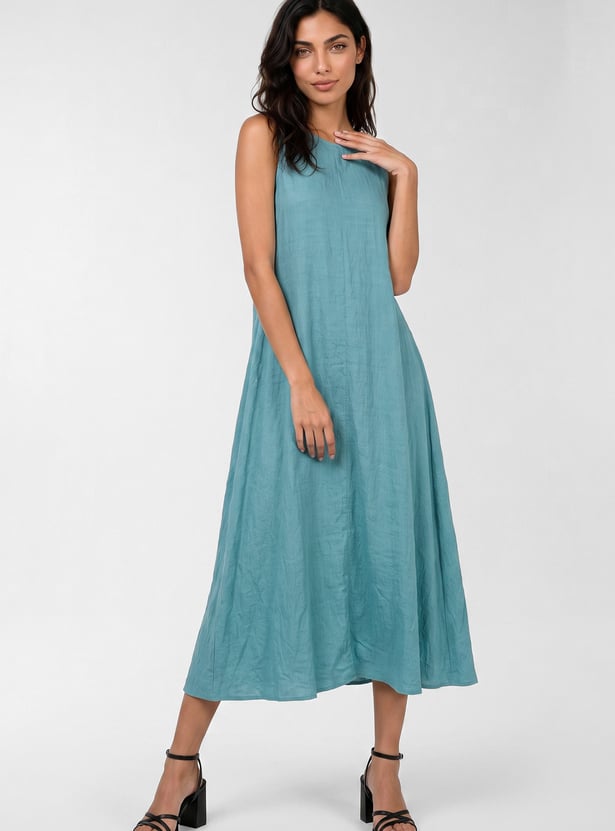Women A-Line Midi Dress