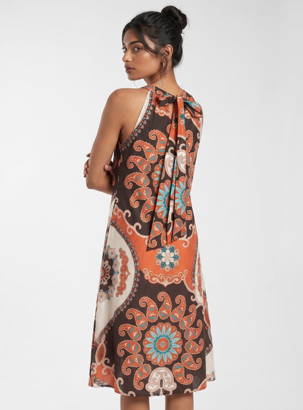 Women Printed Midi Dress