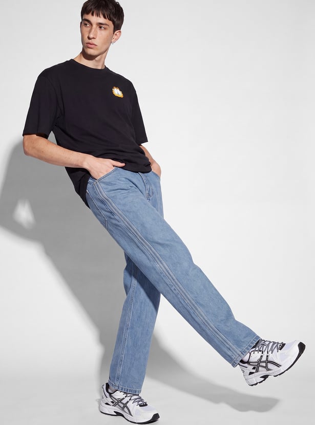 URB_N Men Mid-Rise Loose Trousers