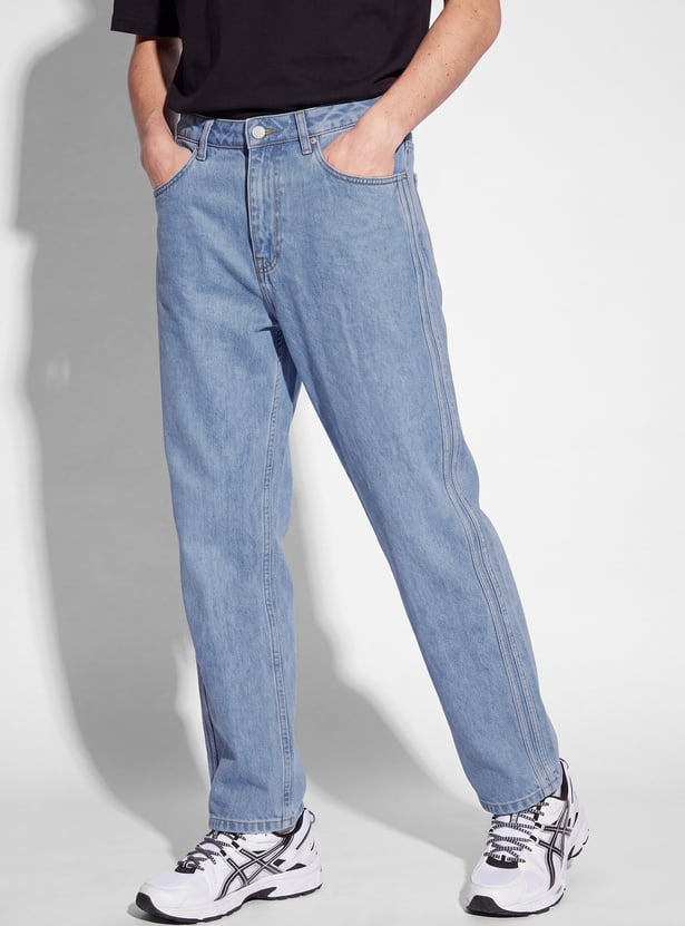 URB_N Men Mid-Rise Loose Trousers