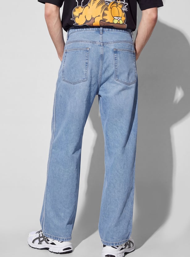 URB_N Men Mid-Rise Loose Trousers