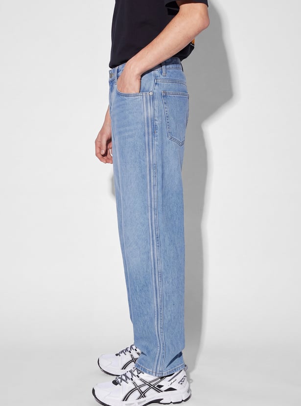 URB_N Men Mid-Rise Loose Trousers