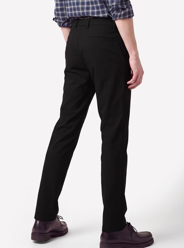 Men Solid Trousers