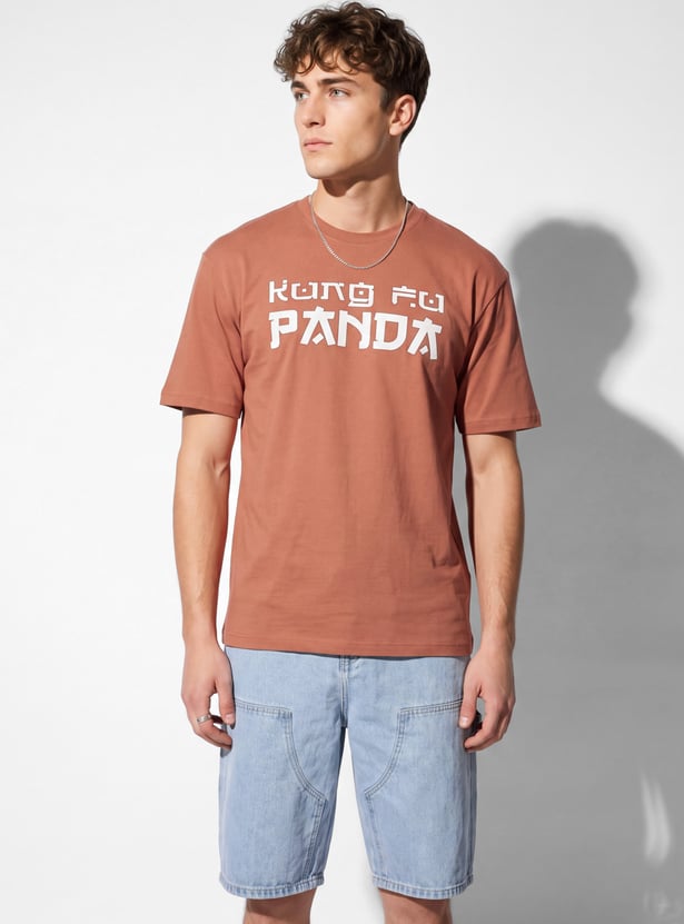 URB_N Men Oversized Kung Fu Panda T-shirt