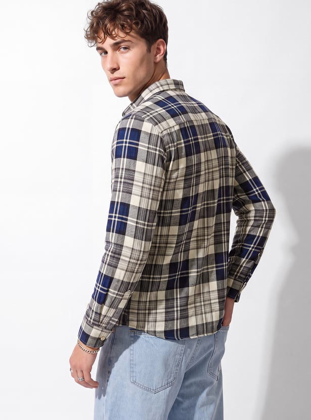 URB_N Men Checked Shirt