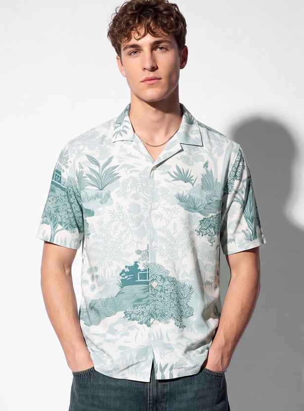 URB_N Men Printed Resort Shirt