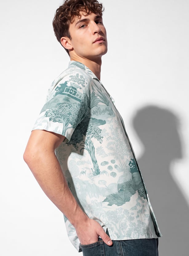 URB_N Men Printed Resort Shirt