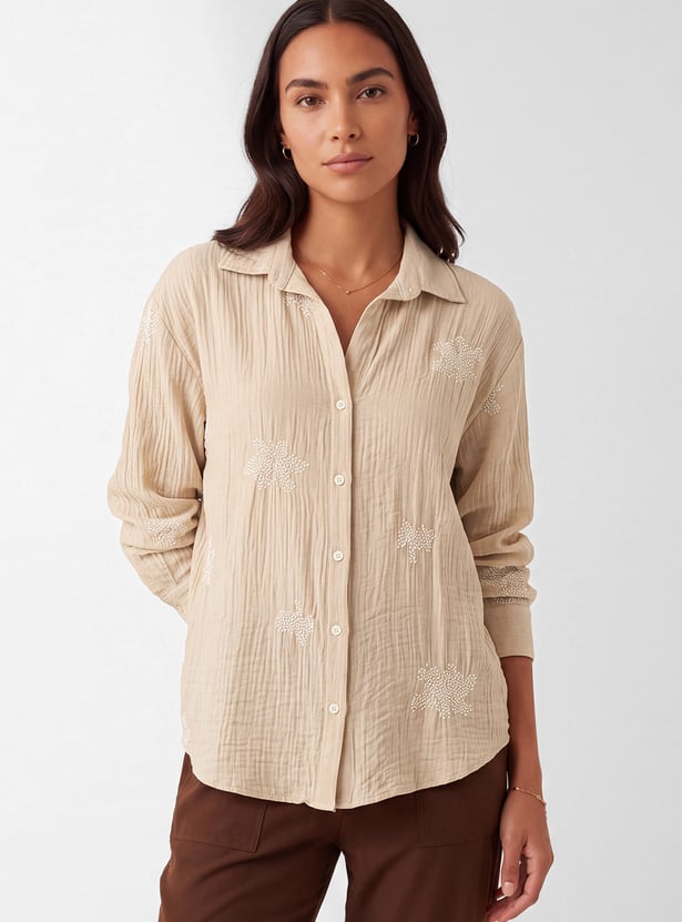 Women Embroidered Shirt