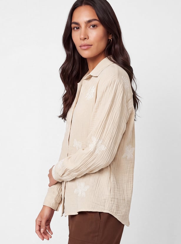 Women Embroidered Shirt