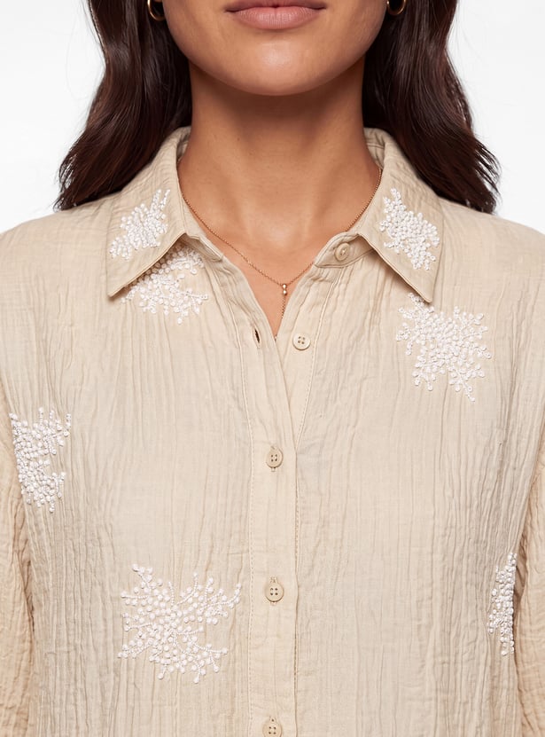 Women Embroidered Shirt
