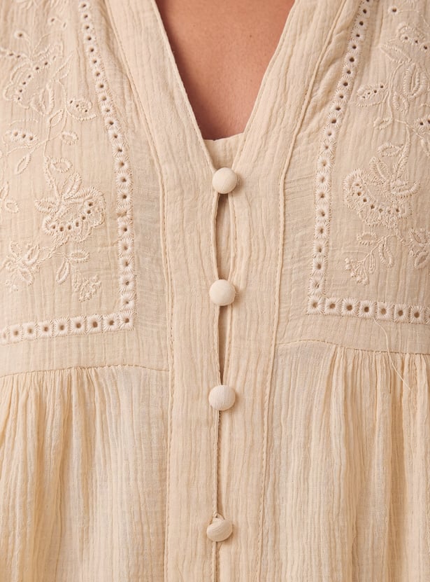 Women Embroidered Top
