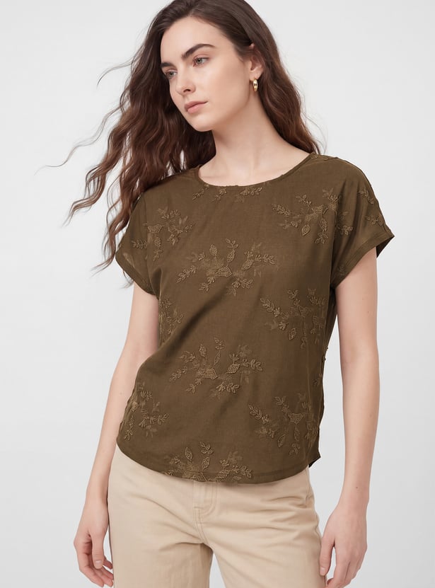Women Embroidered Top