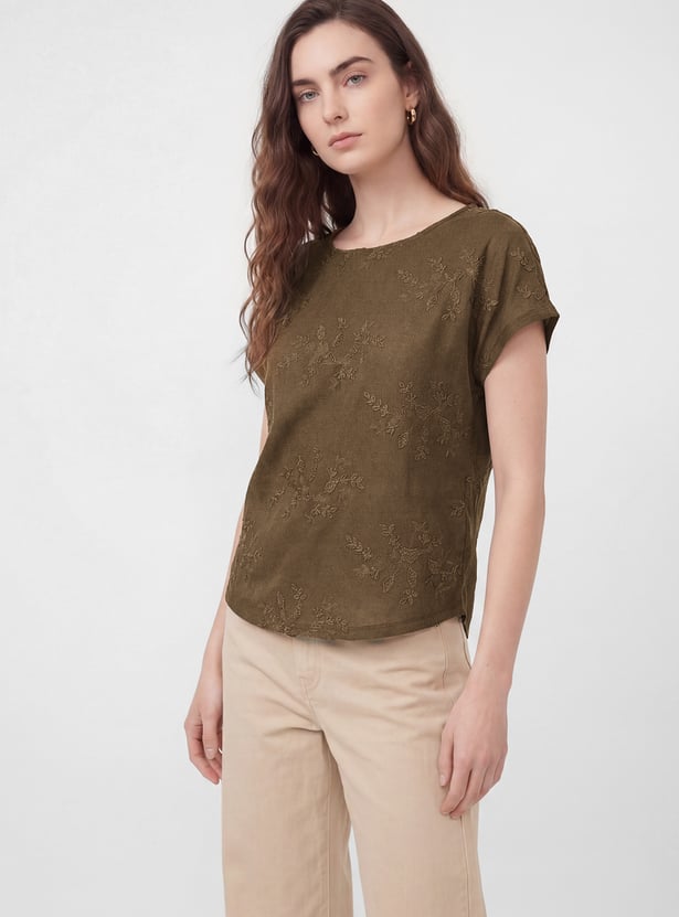 Women Embroidered Top