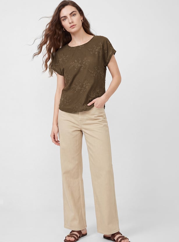 Women Embroidered Top