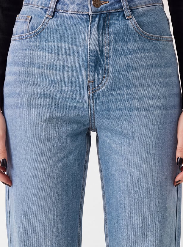 Women High-Rise Wide-Leg Jeans