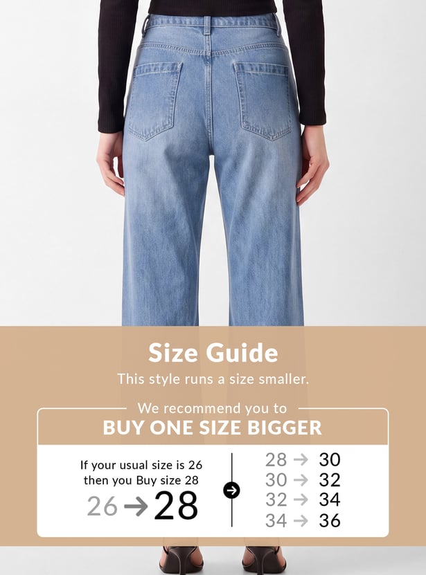 Women High-Rise Wide-Leg Jeans