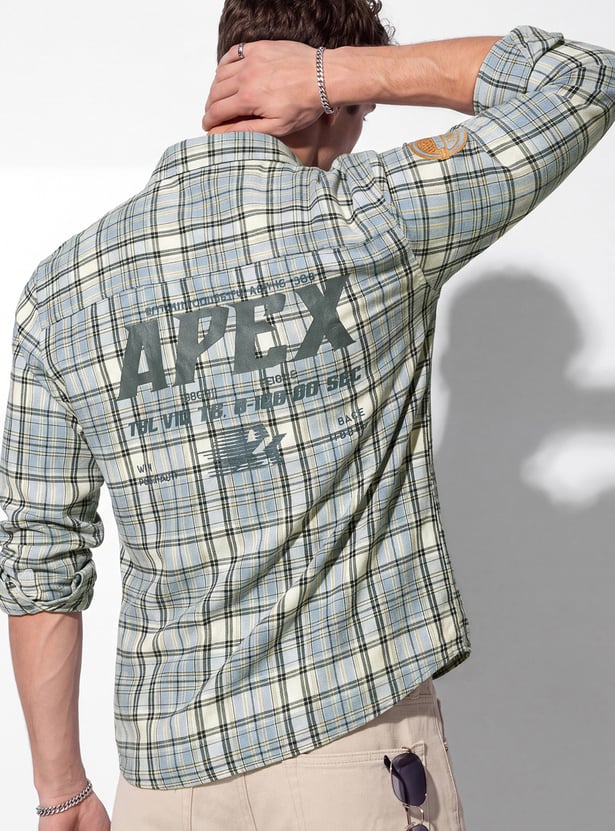 URB_N Men Checked Shirt