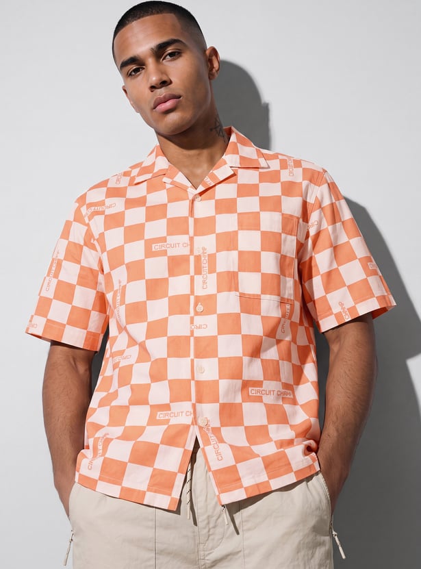 URB_N Men Oversized Printed Shirt
