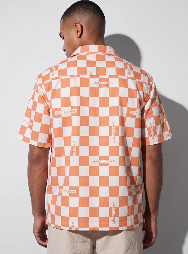 URB_N Men Oversized Printed Shirt