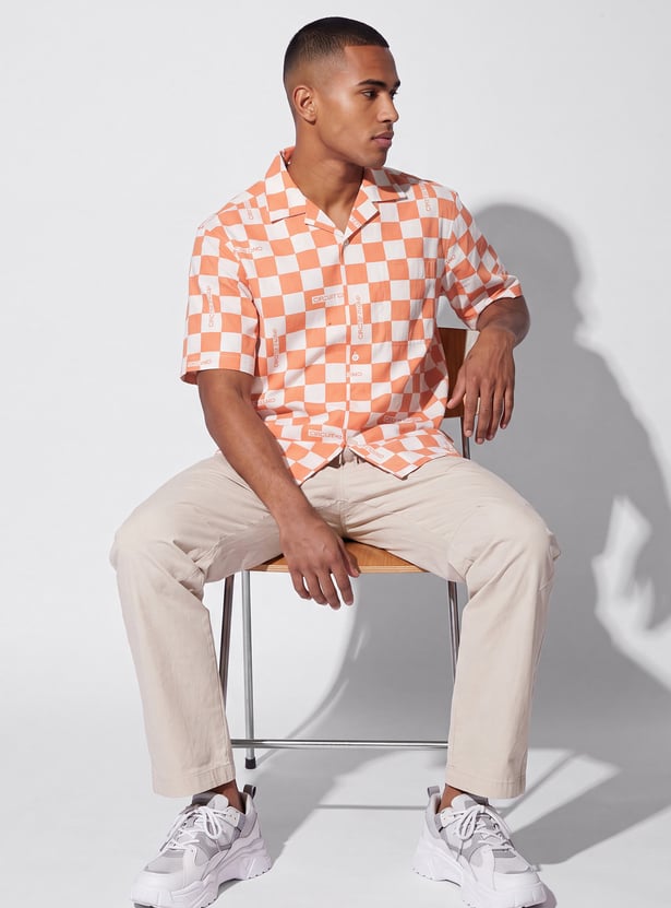 URB_N Men Oversized Printed Shirt