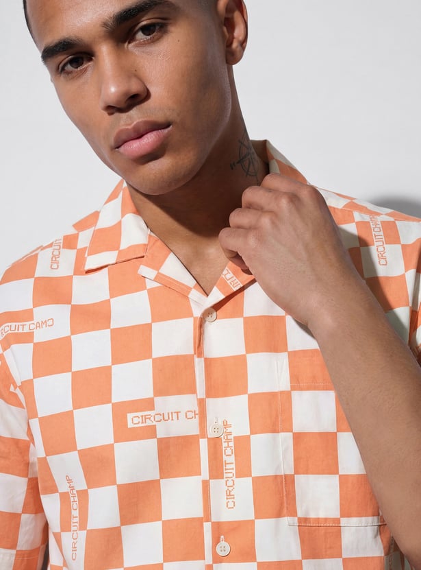 URB_N Men Oversized Printed Shirt