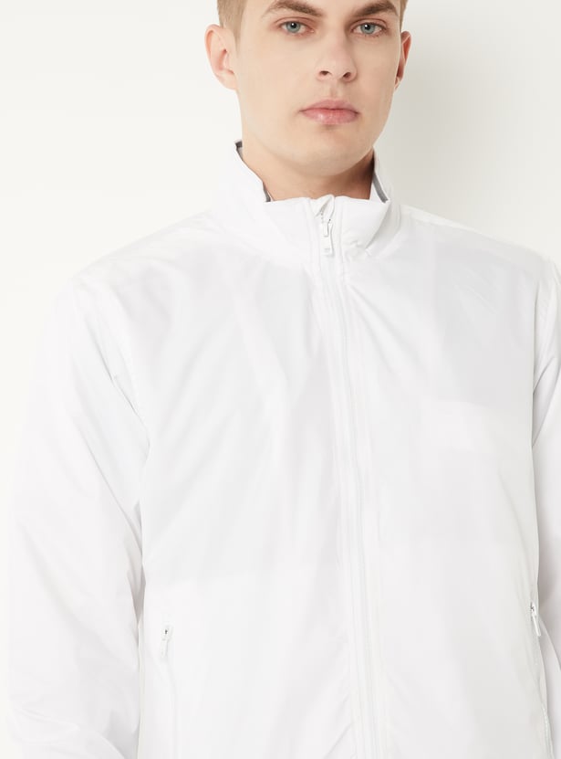 Men Solid Jacket